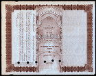 19xx Unissued Cleveland Short Line Railway  100 Capital Stock Certificate Vg 