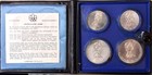 1976 Olympic Canada 4 Silver Coin Set - Series I   4 32 Oz Of Silver  