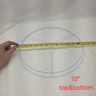 2 Pack White Drum Fabric Lamp Shades 13in Diameter X 10in High  E26
