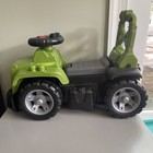 Mega Bloks Green Jeep Ride On Kids Toy 4 Wheels 24  X 11  X 17  Works