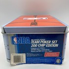 Official Nba 200 Chip Poker Set Texas Holdem Playing Cards Rack Button Felt New