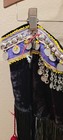 Vintage Tribal Belly Dance Hip Scarf - Velvet Coin Belt With Tassels   Fringe