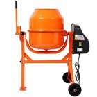4 2 Cu Ft Electric Cement Mixer Portable Concrete Mortar Stucco Machine 110v