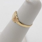 Solid 10k Gold Victorian Style Signet Baby Child Pinky Ring Sz3