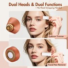 2-in-1 Dual Head Eyebrow Trimmer  Flawless Facial Hair Removal For Women  Pai   