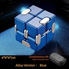 Metal Infinity Cube Fidget Toy Stress Relief Anxiety Sensory Desk Toy Folding