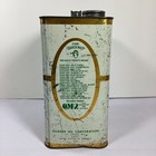 Vintage Quaker Maid Super Motor Oil 2 Gallon Tin Metal Can Empty