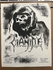 2 Rare Original Early Cianide Flyers Death Doom Metal Demo Chicago Devastation