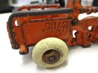 Vintage Hubley Harley Davidson Crash Car 3 Wheel Motorcycle Toy Cast Iron 1930 s