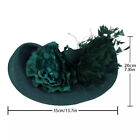 Kentucky Fascinator Tea Party Derby Hat For Women Straw Feather Pillbox Hats