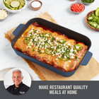 Zakarian X  Nonstick Cast Iron Baker - Oven-safe Baking Pan For Pasta  Casserole