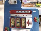 Mills Cherries 5c Coin-op Slot Machine Nickel Antique Trade Stimulator Untested
