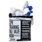 Mcr Medical  Training Bag Valve Mask  bvm  In Reusable Mesh Bag  Infant