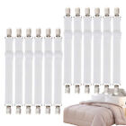 212pcs Adjustable Bed Fitted Sheet Straps Suspenders Gripper Fastener Clips