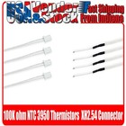 10 Piece 100k Ohm Ntc 3950 Thermistors  With Xh2 54 2 Pin For 3d Printer  Reprap