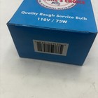 Mechanic s Choice Quality Rough  Service Bulb  110v  75 W Lamp Light Pack Of 2