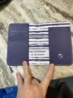 Holland America Cruise Lines Passport Holder Blue And White Logo Travel New