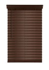 Home Decorators Collection Espresso Cordless Premium Faux Wood Blinds 35x72