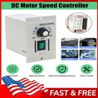 Ac 110v 220v Knob Motor Speed Controller Dc 0-90v Variable Adjustable Speed New