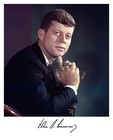 President John F  Kennedy Jfk Autographed 8x10 Framed Photograph
