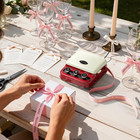 P15 Label Maker Ribbon With 2 Pink Satin And 1 White Tape For Gift Wrapping