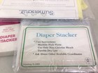 Vintage Baby Diaper Stacker Lot Of 3 New