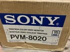 Sony Pvm-8020 Trinitron Color Crt Video Monitor- 8  Screen Never Used Only Test