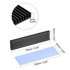 2 Pack M 2 22110 Nvme Ssd Heatsink Cooler Alloy Aluminum Heat Sink With 1mm T   