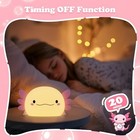 Axolotl Night Light  Led Cute Silicone Nursery Axolotl Lamp For Pink Axolotl