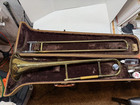Vtg Olds Ambassador Trombone 1950 Fullerton Ca W  Original Case   Mouthpiece