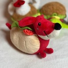 Plush Food Animals  way To Celebrate  Turtle   Chick Hamburger  Puppy Hotdog New