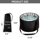 Foot Bath Basin 20l Collapsible Bucket  Portable Foot Soak Tub Feet Soaking Buck