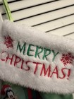 Disney Mickey  Pluto  Goofy Merry Christmas 17in -  2 Cuffed Christmas Stockings