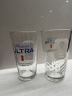 2026 Fifa World Cup Michelob Ultra Lot Of 2 Beer Glasses  Collectible      