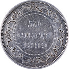 Canada  Newfoundland 1899 Fifty Cents Icg Vf30 Details Km 6 - Wide  9   Cleaned