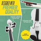 Violin 4 4 Full Size Solidwood Beginner Kit Hard Case Bow White Mendini Cecilio