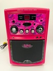 Vintage Bratz Pink Lips Flashing Lights Cd Player   Karaoke Smb-864 No Mic