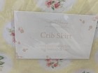 Sweet Honey Clothing Mellow Yellow Floral Crib Toddler Bed Skirt 300 Thread Ct