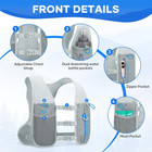 Running Vest For Women Men adjustable   Lightweight Reflective Hydration Vest Wi