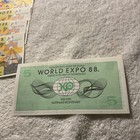 Australia  -1988- -world Expo-  5 Dollars-lot Of Five- 5 -banknotes-uncirculated