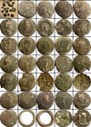 Lot Of 17 Ancient Roman And Ancient Greek Bronze And Silver Coins    