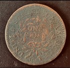 Certified Early Large Cent  1796 Draped Bust reverse Of 1794 Coin Pcgs F Details