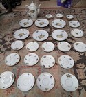 25 Piece Antique Kpm Germany Teaset W  Backstamps    s rare  hand Painted 