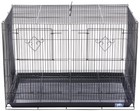 Divided Flight Cage - Large Flight Cage For Small Birds  Stand Alone Enclosur   