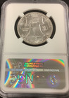 1956 Silver Franklin Half Dollar Ngc Graded Ms 64 Full Bell Lines 