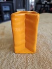 Ceramic Halloween Pumpkin Candle Luminary Jack-o-lantern Paper Bag Vintage 4 