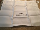         2  1 New Coach  Drawstring  Satin Dust Bag Cover  15  hx19   W