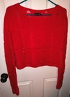 General Hospital kiki kristen Alderson screen Worn red Cropped Sweater 1