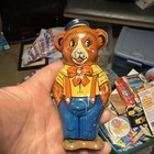 J  Chein   Co  Vintage 1930 Tin Litho Wind-up Bear Toy Made In Usa