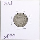 1868 3cn Three Cent Nickel In Vf Condition  6681